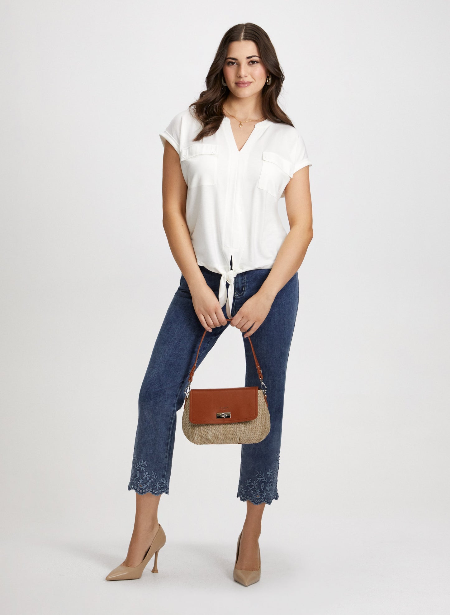 Flap Pocket Detail Top