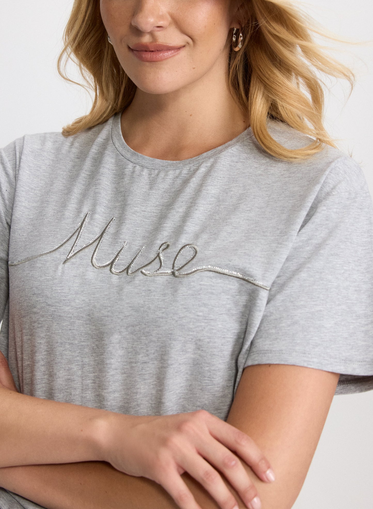 Script Print T-Shirt