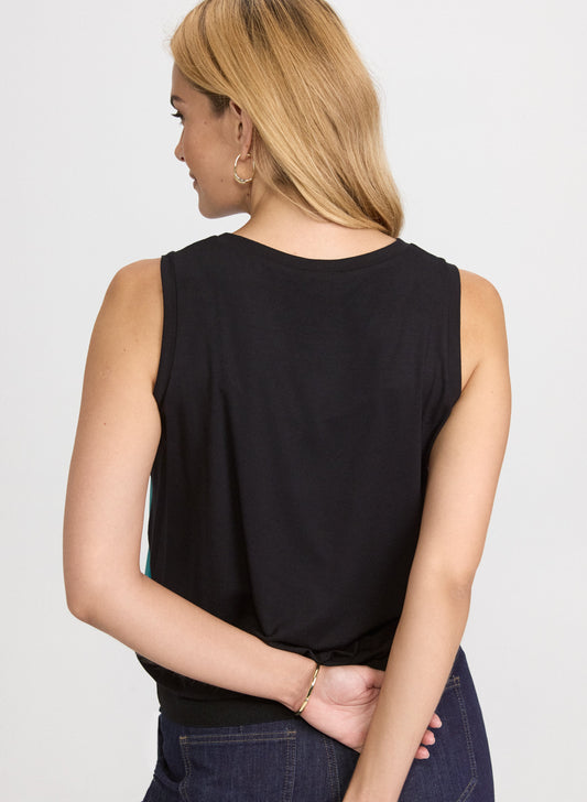 Sleeveless Floral Top